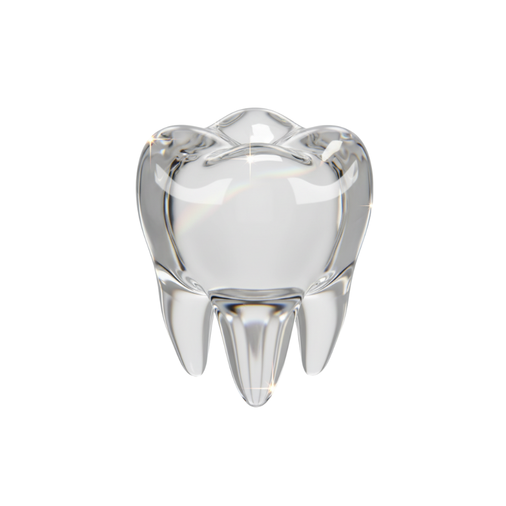 Cosmetic dentistry - tooth with crown